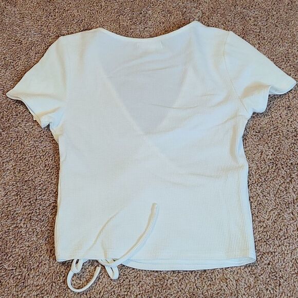 Bp Cropped ivory cinched tie detailing! - Picture 4 of 4